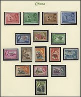 GHANA **, 1957-65, Recht Komplette Postfrische Sammlung Ghana Auf Borekseiten, Prachterhaltung, Mi. 280.- - Ghana (1957-...)