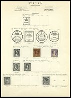 SÜDAFRIKA AB 1910 O,* , 1859-ca. 1900, Alter Sammlungsteil Südafrikanische Staaten, Insgesamt 55 Werte, Erhaltung Etwas  - Brieven En Documenten