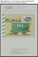 SLG., LOTS DEUTSCHLAND 1990/2, 68 Verschiedene Maximumkarten Bundesrepublik Und Berlin In 2 Spezialalben Der Firma Krüge - Sammlungen