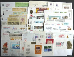 SLG., LOTS EUROPA 1980-84, 43 Verschiedene Blocks Auf FDC`s, Von Französisch Andorra Bis Vatikan, Fast Nur Prachterhaltu - Otros - Europa