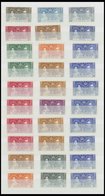 SLG. ÜBERSEE **, Britisch Commonwealth: 1937, Coronation, 45 Ausgaben (aus Aden - Virgin Islands), Insgesamt 135 Werte,  - Sonstige & Ohne Zuordnung