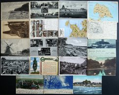 DEUTSCHLAND ETC. Insel FEHMARN, 19 Verschiedene Alte Ansichtskarten, Dabei Eine Farbige Lithokarte Gruss Aus Burg Von 18 - Other & Unclassified