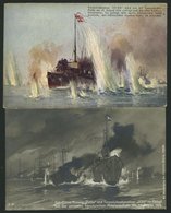FELDPOST ULAN, Torpedobootzerstörer, 2 Verschiedene Ungebrauchte Künstlerkarten Von 1915, Pracht - Sonstige & Ohne Zuordnung