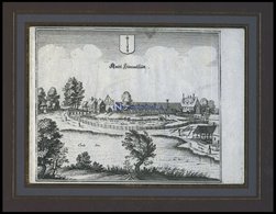 HIMMELSTÄDT/NEUMARK, Gesamtansicht, Kupferstich Von Merian Um 1645 - Litografía