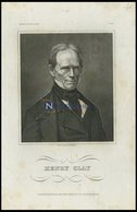 Henry Clay, US-amerikanischer Politiker, Stahlstich Von B.I. Um 1840 - Lithographies