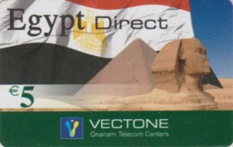 Télécarte Italie - Histoire Antiquité - Site EGYPTE / Sphynx & Pyramide - EGYPT Rel. Prepaid Phonecard - ÄGYPTEN - 258 - Culture