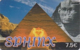 Télécarte France - Histoire Antiquité - Site EGYPTE / Sphynx & Pyramide - EGYPT Rel. Prepaid Phonecard - ÄGYPTEN - 259 - Culture