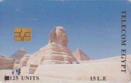 Télécarte à Puce EGYPTE - Histoire Antiquité - Sphynx & Pyramide - EGYPT Chip Phonecard - ÄGYPTEN - Site 262 - Culture