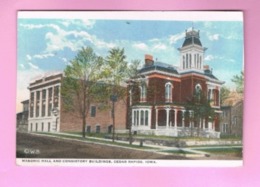 U.S.A. IOWA. CEDAR RAPIDS.   MASONIC HALL AND CONSISTORY BUILDINGS - Cedar Rapids