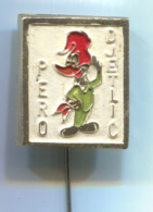 PERO DJETLIĆ - Woody Woodpecker, Vintage Pin, Badge, Abzeichen - BD