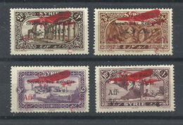 SIRIA  YVERT  AEREO   34/37    MH  * - Airmail