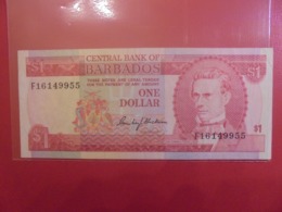 BARBADOS 1$ 1973 CIRCULER BELLE QUALITE (B.9) - Barbades