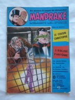 MANDRAKE N° 392  TBE  AVEC LES 8 PLANCHES COUVERTURE EN DEUX - Mandrake