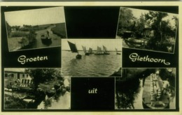 NETHERLANDS - GROETEN UIT GIETHOORN - EDIT L.U.S. STEENVIJK - 1950s (BG5675) - Giethoorn