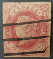 SPAIN 1862 - Canceled - Sc# 58 - 19c - Used Stamps
