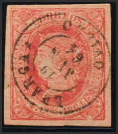 Asturias. Filatelia. ° 64. 1864. 4 Cuartos Rojo. Matasello LUARCA / OVIEDO. MAG - Autres & Non Classés