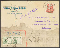 España. Correo Urgente. Correo Urgente. SALAMANCA / 37. MAGNIFICA. - Special Delivery