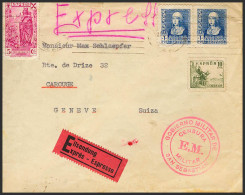 España. Correo Urgente. Correo Urgente. Al Dorso Llegada. MAGNIFICA. - Eilbriefmarken