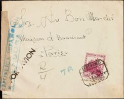 España. República Española Correo Aéreo. Sobre 674. 1938. 4 Pts Carmín Rosa. Certificado De BARCELONA A PARIS (FRANCIA). - Lettres & Documents