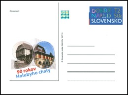 Slovakia - 2019 - 90 Years Of Holuby‘s Cottage - Prepaid Postcard With Hologram - Cartes Postales