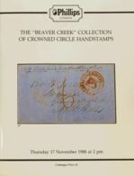 Bibliografía Mundial. 1988. Catálogo De La Colección THE "BEAVER CREEK" COLLECTION OF CROWNED CIRCLE HANDSTAMPS, Celebra - Sonstige & Ohne Zuordnung