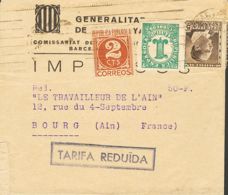 España. República Española. República Española. Faja De Periódico. TARIFA REDUCIDA. MAGNIFICA. - Lettres & Documents