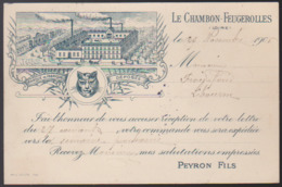 CPA - (42) Le Chambon Feugerolles - Peyron Fils (Manufacture) - Le Chambon Feugerolles