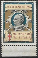 Erinnofilia 20 Settembre 1895 W. Leone XIII - W. L'ITALIA (Lot 1059) - Sonstige & Ohne Zuordnung