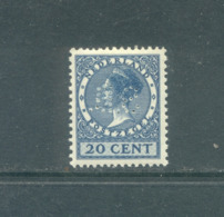 Roltanding Veth 20ct Met Perfin SK - Unused Stamps