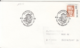 83560- SAN MARINO PHILATELIC EXHIBITION SPECIAL POSTMARKS ON COVER, ALESSANDRO VOLTA STAMP, 1983, SAN MARINO - Cartas & Documentos