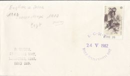 83576-BAILE ATHA CLIATH SPECIAL POSTMARK ON COVER, PAINTING STAMP, 1982, IRELAND - Brieven En Documenten