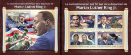 Djibouti 2018, M. L. King, 4val In BF+BF - Martin Luther King