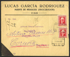 España. República Española Correo Certificado. República Española Correo Certificado - Covers & Documents