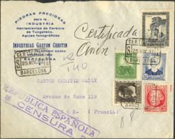 España. República Española Correo Certificado. República Española Correo Certificado - Cartas & Documentos