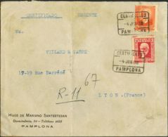 España. República Española Correo Certificado. República Española Correo Certificado. Al Dorso Llegada. MAGNIFICA. - Cartas & Documentos