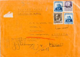 España. República Española Correo Certificado. Sobre 666, 670(2), 681. 1934. 20 Cts Violeta, 40 Cts Azul, Dos Sellos Y 5 - Covers & Documents