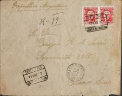 España. República Española Correo Certificado. Sobre 741(2). 1937. 30 Cts Rojo, Dos Sellos. Certificado De BARCELONA A B - Cartas & Documentos