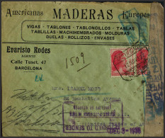 España. República Española Correo Certificado. República Española Correo Certificado. Al Dorso Llegada. MAGNIFICA. - Briefe U. Dokumente