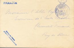 España. Franquicia. Sobre . 1916. MADRID A CLERMONT FERRAND (FRANCIA). Marca De Franquicia SECRETARIA PARTICULAR DE S.M. - Vrijstelling Van Portkosten