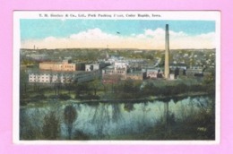 U.S.A. IOWA. CEDAR RAPIDS. T.M. SINCLAIR & CO., Ltd., PORK PACKING PIANT. - Cedar Rapids