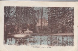 83-----RARE---SAINT-ZACHARIE---le Lac--voir 2 Scans - Saint-Zacharie