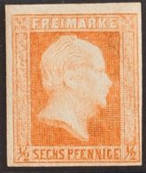 Prusia. (*)Yv 10. 1858. 6 P Naranja. MAGNIFICO. (Mi13a 250 Euros) - Neufs