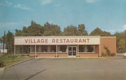 Chattanooga Tennessee, Village Restaurant Exterior View C1960s Vintage Postcard - Chattanooga