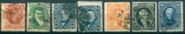 Argentine - 1867/1873 - Yt 18(I) - 19 - 20(I) - 20(II) - 21 - 22  -23 - Figures Diverses - Oblitérés - Used Stamps