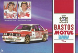 Beguin-Lenne Vice-champions France Des Rallyes 1987. Team BMW. - Rally