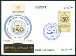 EGYPT / 2019 / CAIRO UNIVERSITY / FACULTY OF LAW / WEIGHT & MEASUREMENT / SCALE / FDC - Cartas & Documentos