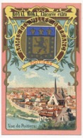POITIERS - Chromo Pub ROYAL MOKA - Bourgeois & Labre, Cambrai Proville (Nord) Armes Des Villes De France - Thee & Koffie