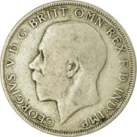 Monnaie, Grande-Bretagne, George V, Florin, Two Shillings, 1921, TB+, Argent - J. 1 Florin / 2 Shillings