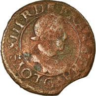 Monnaie, France, Louis XIII, Double Tournois, 1620, Poitiers, TB, Cuivre - 1610-1643 Luigi XIII Il Giusto
