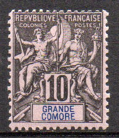 Col17  Colonie Grande Comore N° 5 Neuf X MH Cote  12,00€ - Ongebruikt